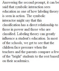 Chapter 16 Education Discussion